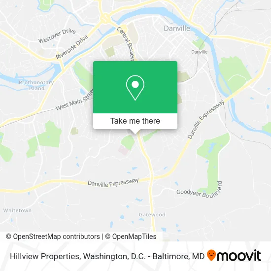 Hillview Properties map