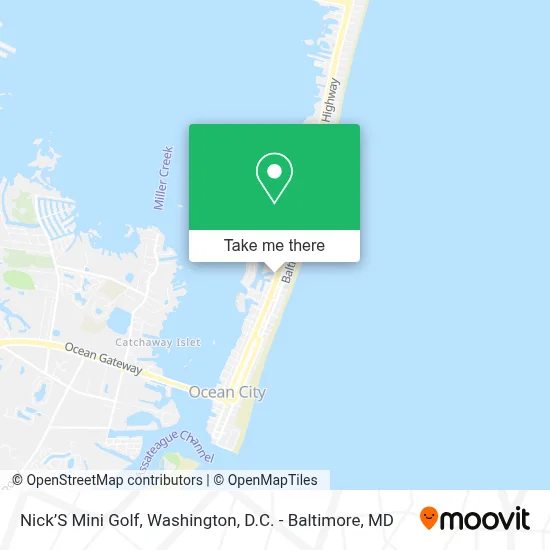 Nick’S Mini Golf map