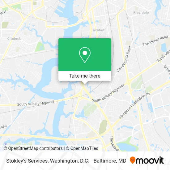 Stokley's Services map