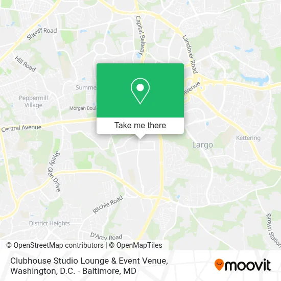Clubhouse Studio Lounge & Event Venue map