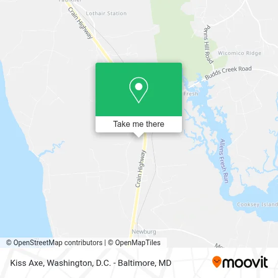 Kiss Axe map