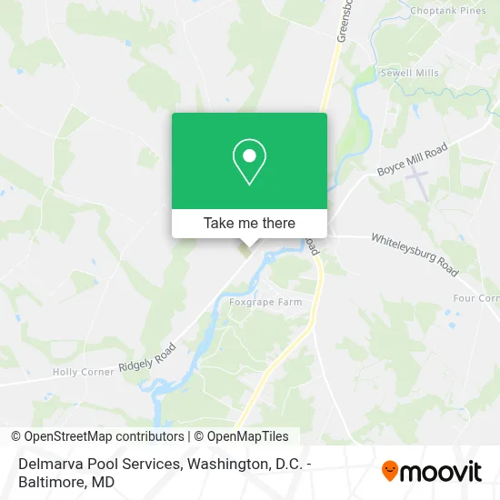 Delmarva Pool Services map