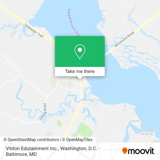 Vildon Edutainment Inc. map