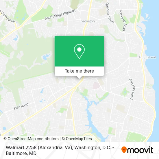 Walmart 2258 (Alexandria, Va) map