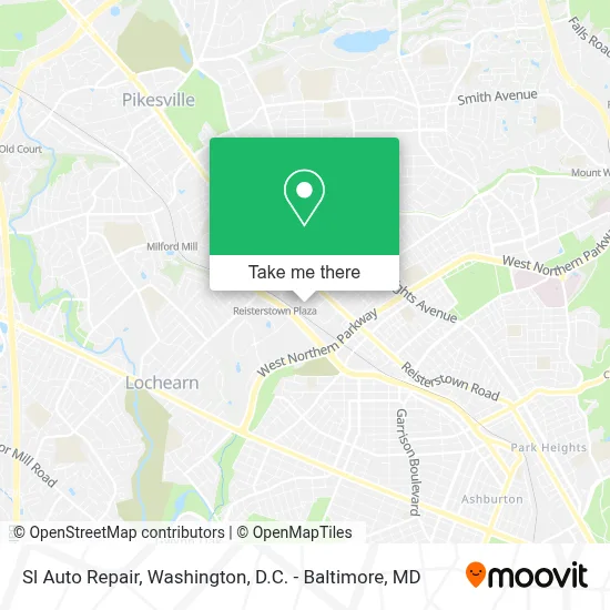 Sl Auto Repair map