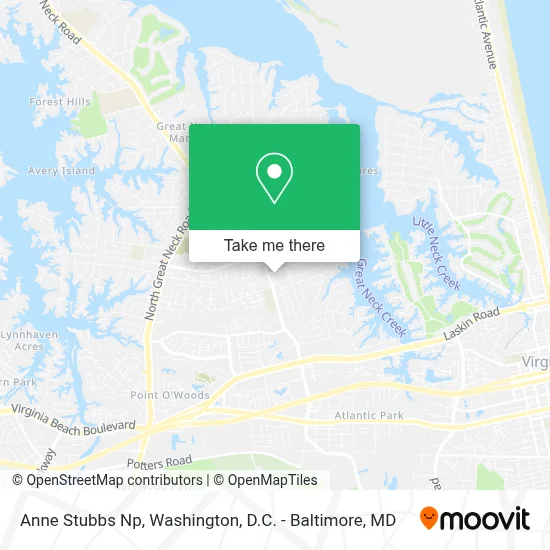 Anne Stubbs Np map