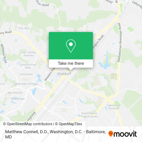 Matthew Connell, D.O. map