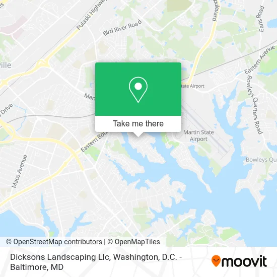 Dicksons Landscaping Llc map