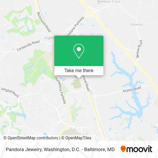 Pandora Jewelry map