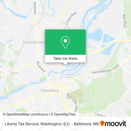 Liberty Tax Service map