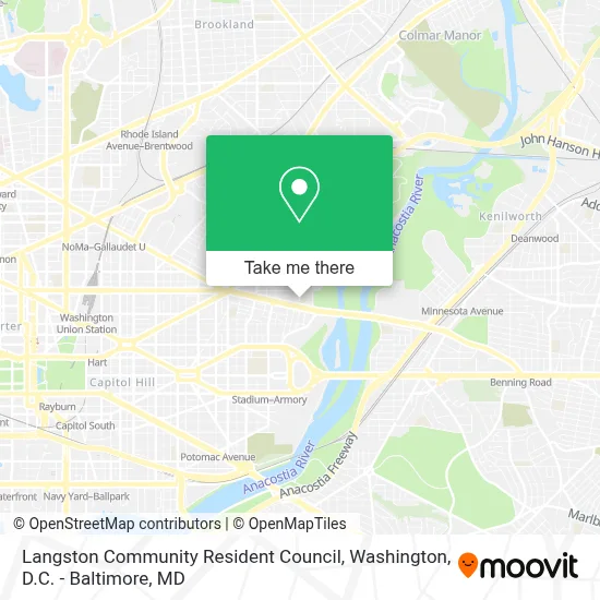 Langston Community Resident Council map