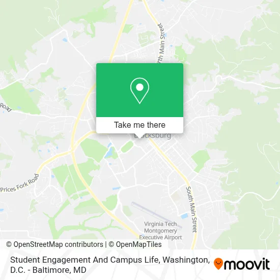Student Engagement And Campus Life map