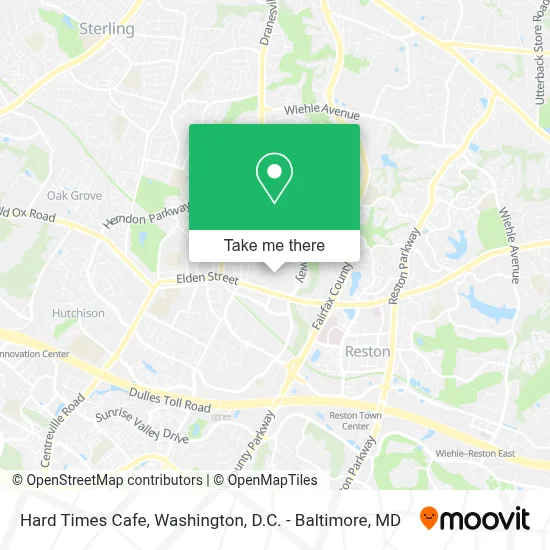 Hard Times Cafe map