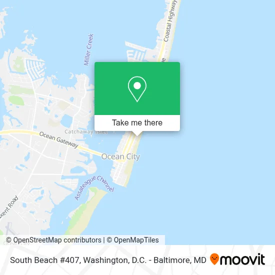 South Beach #407 map