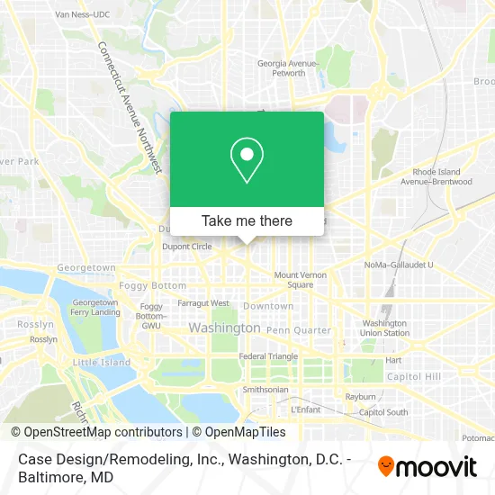 Case Design/Remodeling, Inc. map