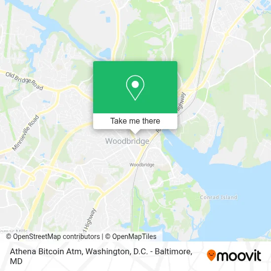 Athena Bitcoin Atm map