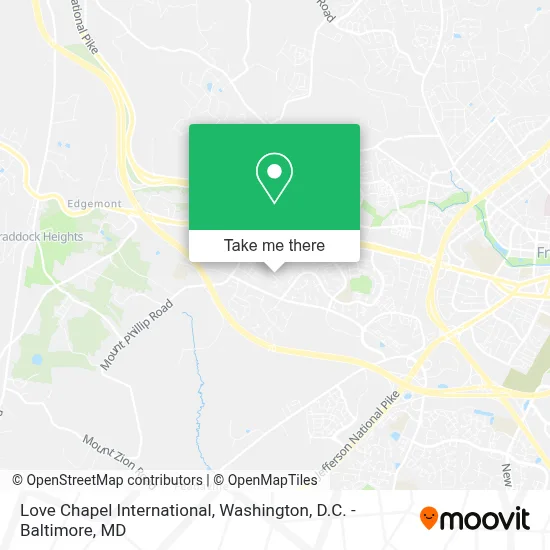 Love Chapel International map