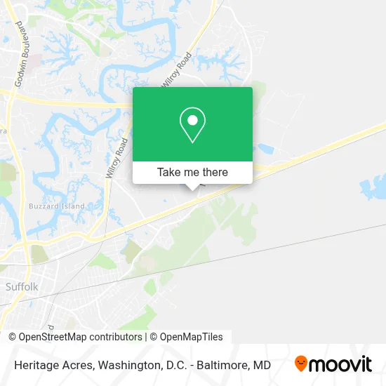 Heritage Acres map
