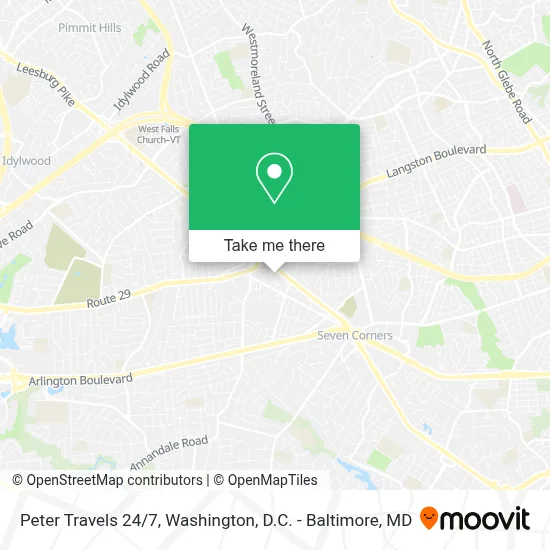 Peter Travels 24/7 map