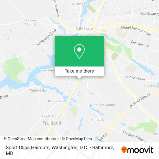 Sport Clips Haircuts map