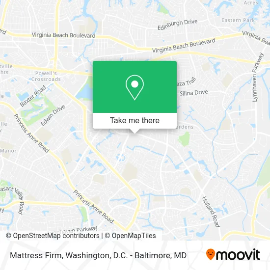 Mattress Firm map