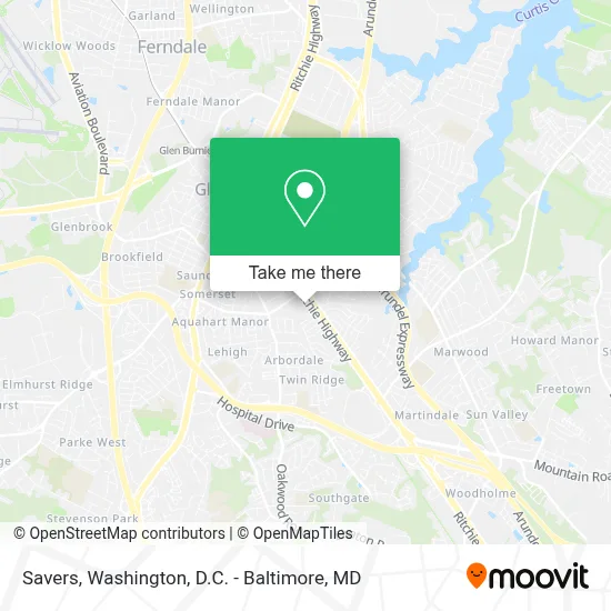 Savers map