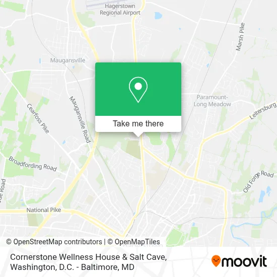 Cornerstone Wellness House & Salt Cave map