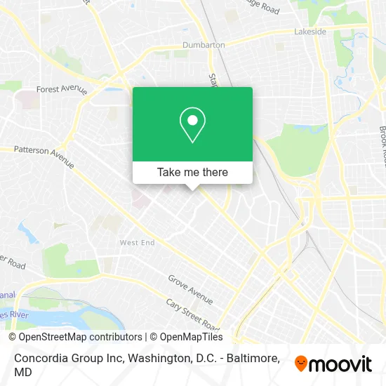 Concordia Group Inc map