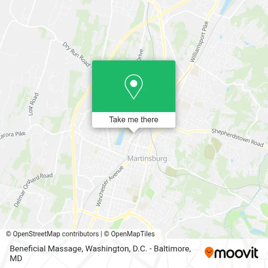 Beneficial Massage map