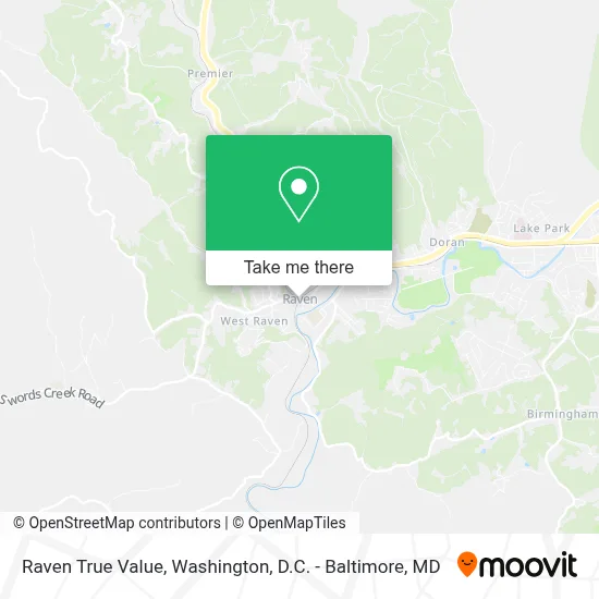 Raven True Value map