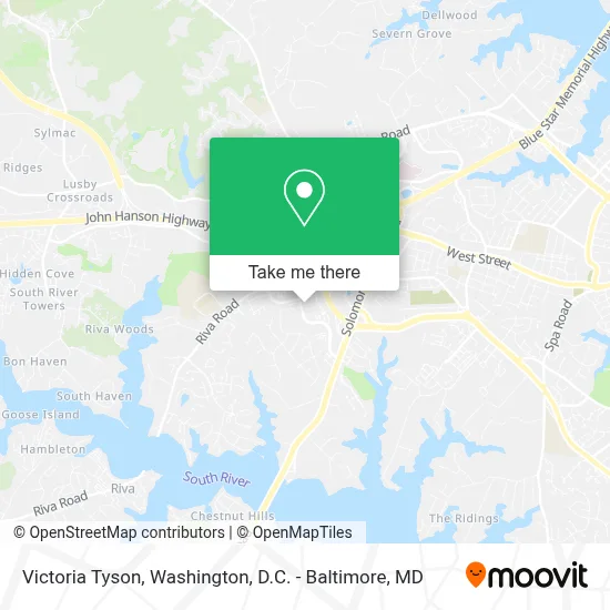 Victoria Tyson map