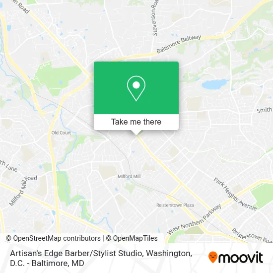 Artisan's Edge Barber / Stylist Studio map