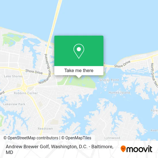 Andrew Brewer Golf map