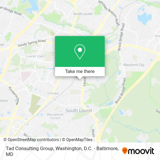 Tad Consulting Group map