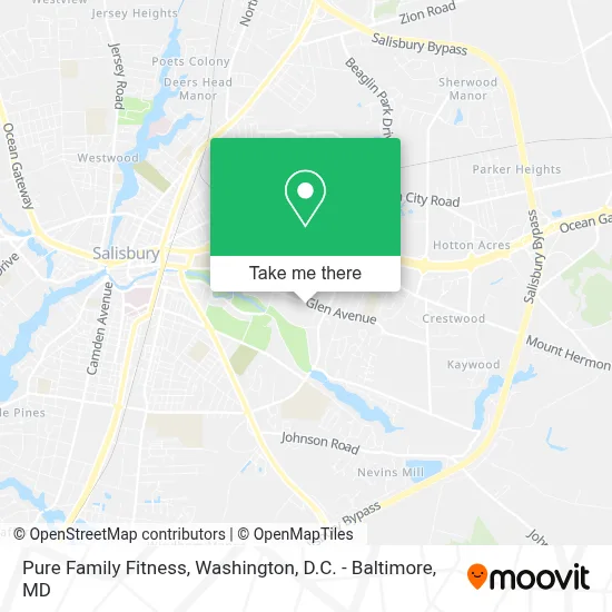 Pure Family Fitness map