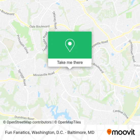 Fun Fanatics map