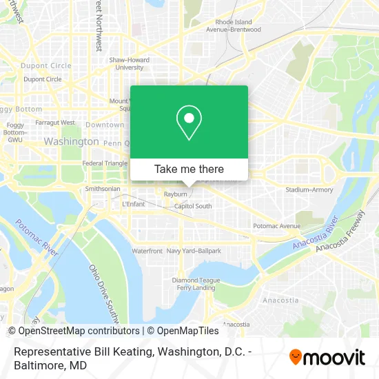 Representative Bill Keating map