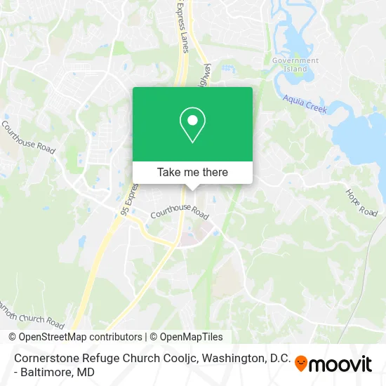 Cornerstone Refuge Church Cooljc map