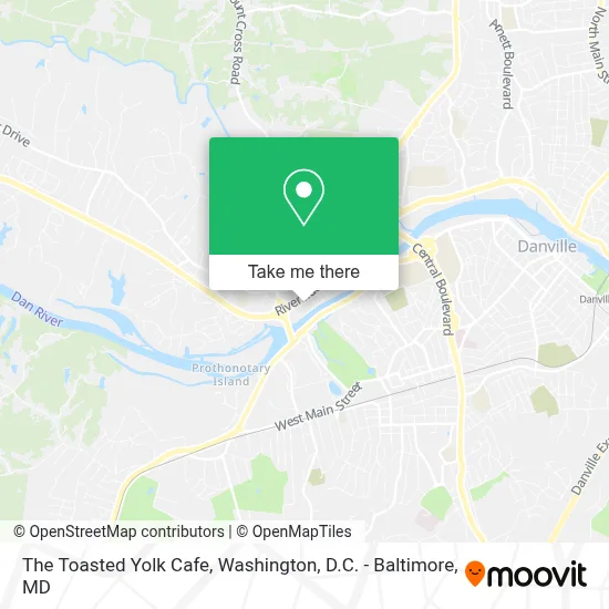 The Toasted Yolk Cafe map