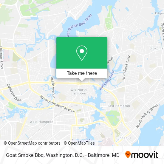 Goat Smoke Bbq map