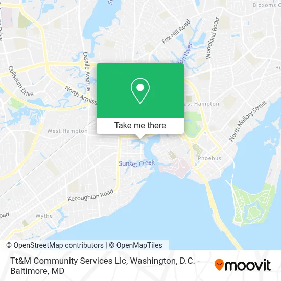 Tt&M Community Services Llc map