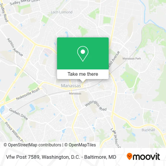 Vfw Post 7589 map
