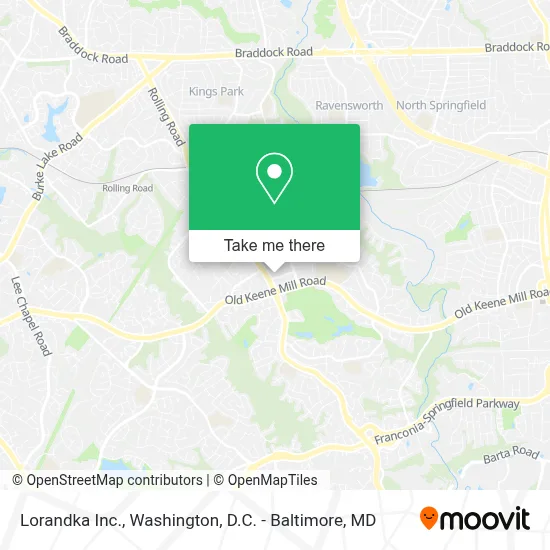 Lorandka Inc. map