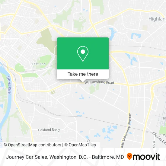 Journey Car Sales map