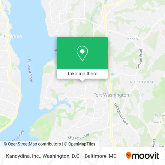 Kandydina, Inc. map