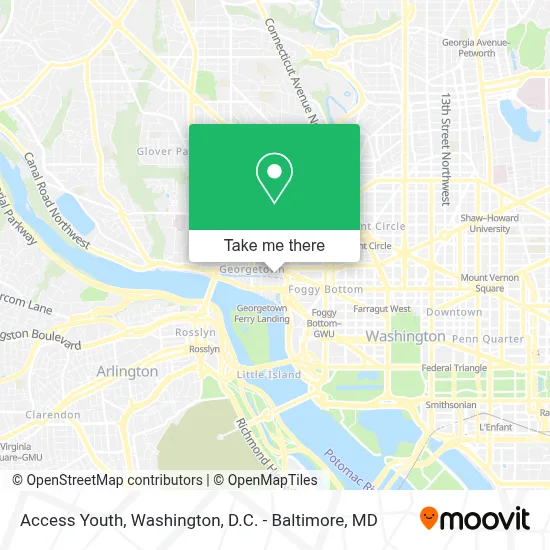 Access Youth map