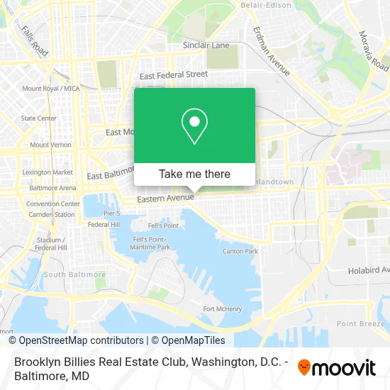 Brooklyn Billies Real Estate Club map