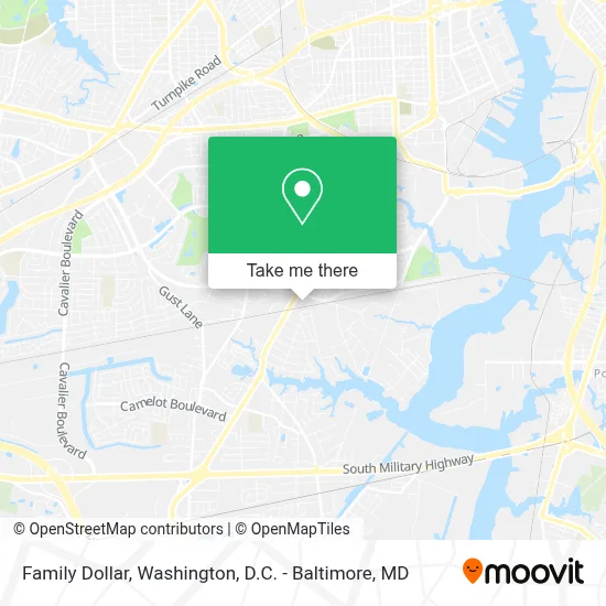 Family Dollar map