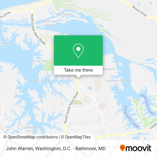 John Warren map
