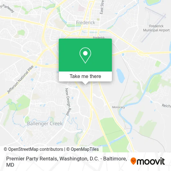 Premier Party Rentals map
